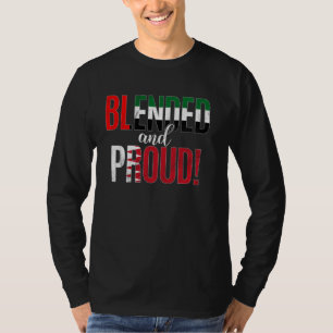 Gemengde en trotse nationaliteit Half Emirati Half T-shirt