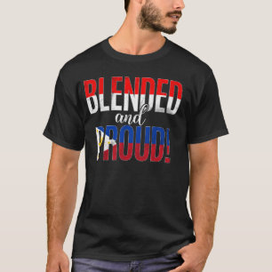 Gemengde en trotse nationaliteit half Indonesische T-shirt