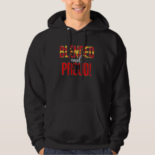 gemengde en trotse nationaliteit half-Macedonische Hoodie