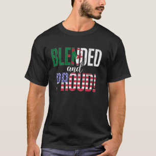 Gemengde en trotse nationaliteit half Tunesische h T-shirt