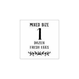 Gemengde grootte | Aantal eieren | Eieren Gradenst Rubberstempel