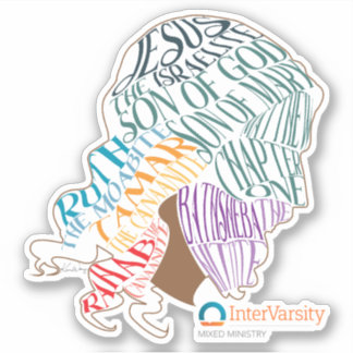 Gemengde Jezus sticker