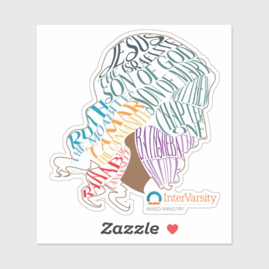 Gemengde Jezus sticker (Vel)