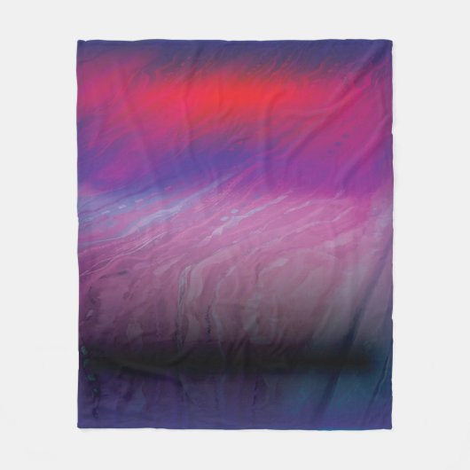 Gemengde kleur 4 fleece deken (Voorkant)