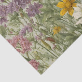  gemengde kleur bloeiende wilde bloemen tissuepapier (Detail)