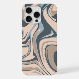 Gemengde kleur, golvende kleur telefoonhoesje iPhone 15 pro max hoesje