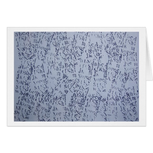 Gemengde letters (Voorkant Horizontaal)