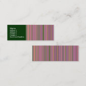 Gemengde lijnen mini visitekaartje (Voorkant / Achterkant)