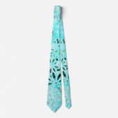 Gemengde Media Daisy Art Stropdas (Voorkant)