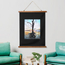 Gemengde Media Digital Art Hanging Tapestry