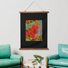 Gemengde Media Digital Art Hanging Tapestry