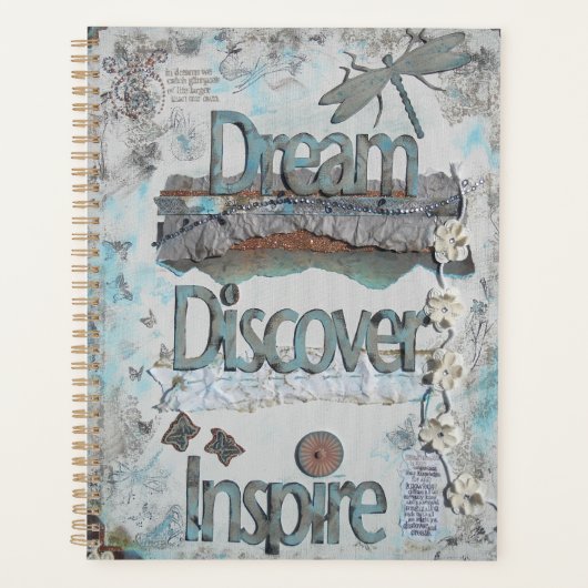 Gemengde Media Dream Ontdek Typografie Planner (Voorkant)