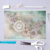 Gemengde media en klok tissuepapier (Craft)