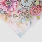 Gemengde Media in leuke Vibrant Pinks Tissuepapier (Detail)