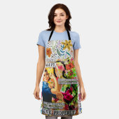 Gemengde Media Inspirerend Rosie de Riveter Schort (Gedragen)