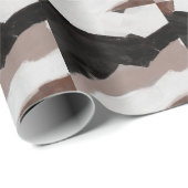 Gemengde media schilderen, minimalistisch abstract cadeaupapier (Rol Hoek)