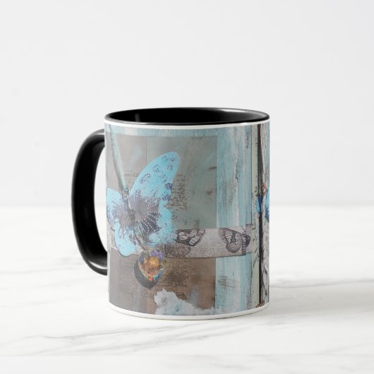 Gemengde mediakantiebalk mok (Voorkant links)