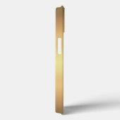 Gemengde metalen 3-D Gold-monogram Case-Mate iPhone Case (Achterkant / Rechts)