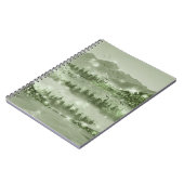 Gemengde montagebergte in het landschapsmeer notitieboek (Linkerzijde)