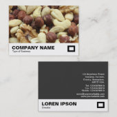 Gemengde noten visitekaartje (Voorkant / Achterkant)