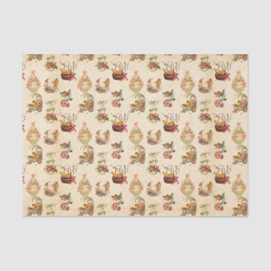 Gemengde  Paasvakantiebedden Tissuepapier (Voorkant)