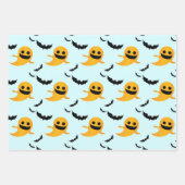 Gemengde Patroon Kleine Boo Ghost Bats Halloween G Inpakpapier Vel (Voorkant)