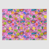 😍 gemengde pickleball roze tissuepapier (Voorkant)