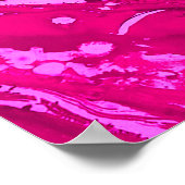 Gemengde roze ondergrond poster (Hoek)