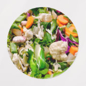 Gemengde salade labels (Design 2)
