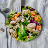 Gemengde salade ronde button 6,0 cm (In situ)