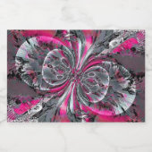 Gemengde signalen sparkling wijnetiket (Enkel label)