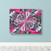 Gemengde signeerscanvas afdrukken (Insitu (Houten vloer))