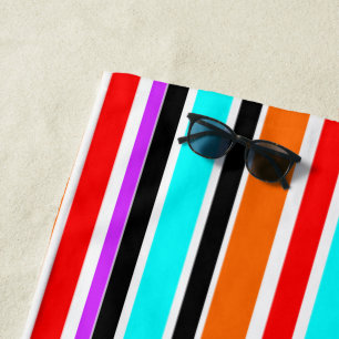 Gemengde stripband handdoek