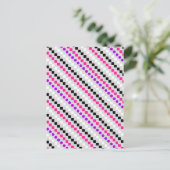 Gemengde stripe 2014 briefkaart (Staand voorkant)