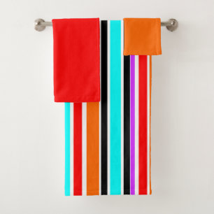 Gemengde stripes voor handdoekset bad handdoek