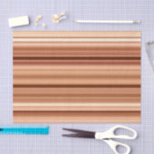 Gemengde strips, bruin, tan en crème tissuepapier (Craft)