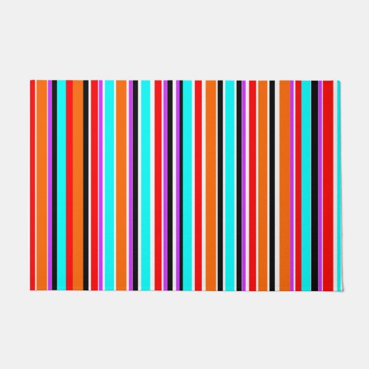 Gemengde strips deurmat (Voorkant)