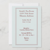 Gemengde uitnodiging voor Baby shower Bouquet (Achterkant)