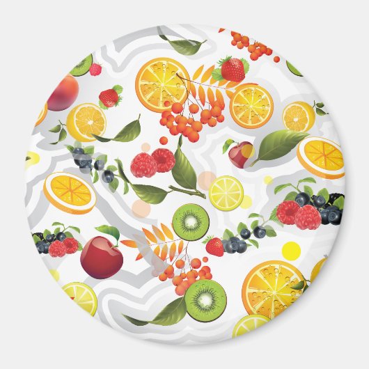 Gemengde vruchten 5 magneet (Voorkant)