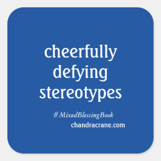 Gemengde Zegen Vierkante Sticker