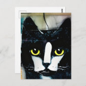 Gemengde zwarte mediatet briefkaart (Voorkant / Achterkant)