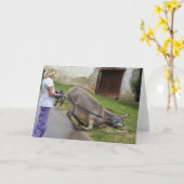 Gemeraxeerde Donkey Kaart (Gele Bloem)