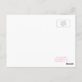 GEMERKT in Fabulous Las Vegas PINK Briefkaart (Achterkant)