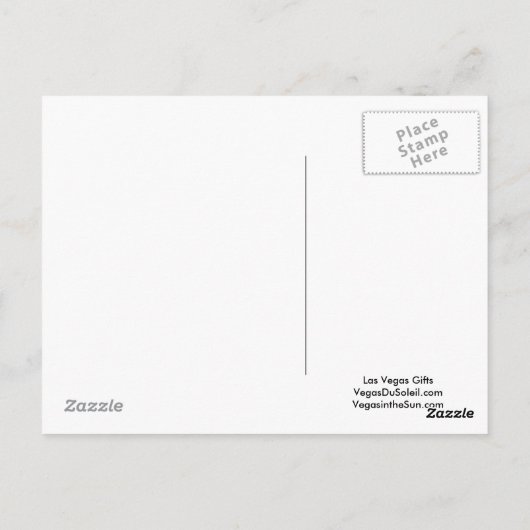 GEMERKT in Fabulous Las Vegas Post Kaart (Achterkant)