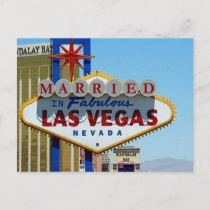 GEMERKT in Fabulous Las Vegas Post Kaart