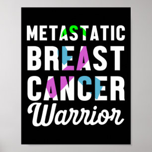 Gemetastaseerde borstkanker Awareness Warrior 2 Poster