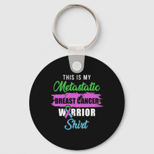 Gemetastaseerde Borstkanker Awareness Warrior Sleutelhanger