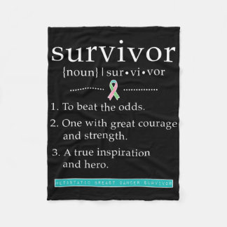 Gemetastaseerde borstkanker Overleving Fleece Deken