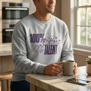 Gemeten Humor Inspanning vs Talent Licht T-shirt