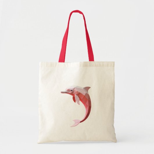 Gemetrische Delfine en schildpad Tote Bag (Voorkant)